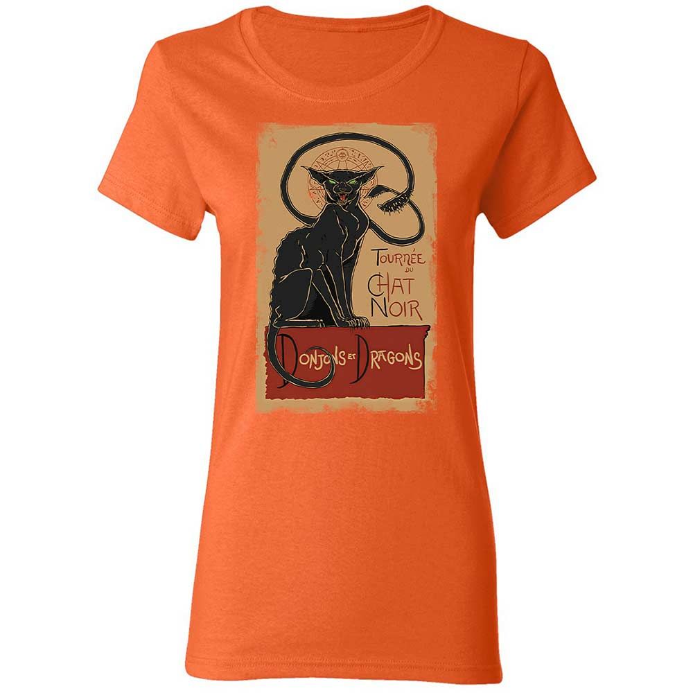 Tournee Du Chat Noir Women's T-Shirt - Orange - 12