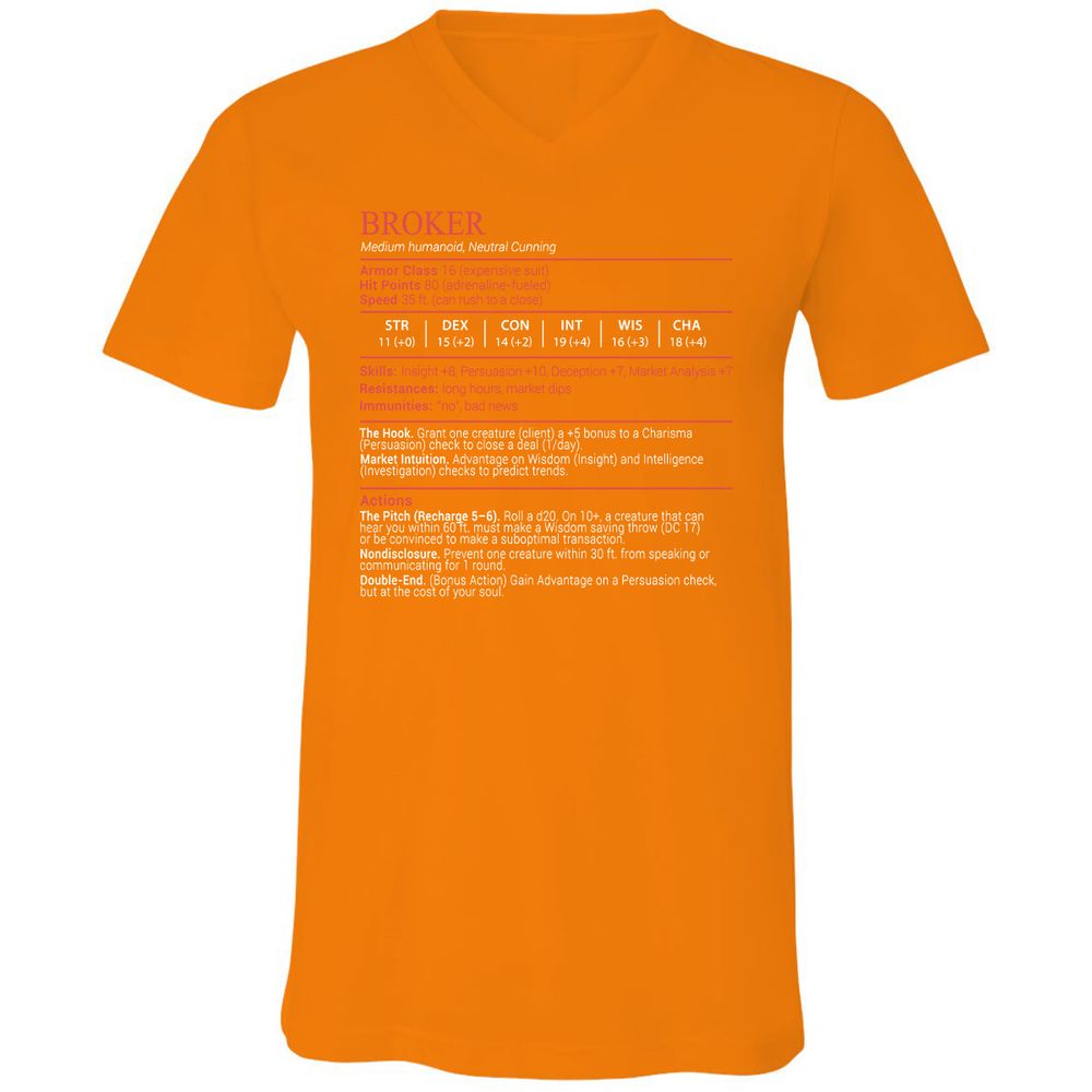 Broker Stats Block - Orange - 12