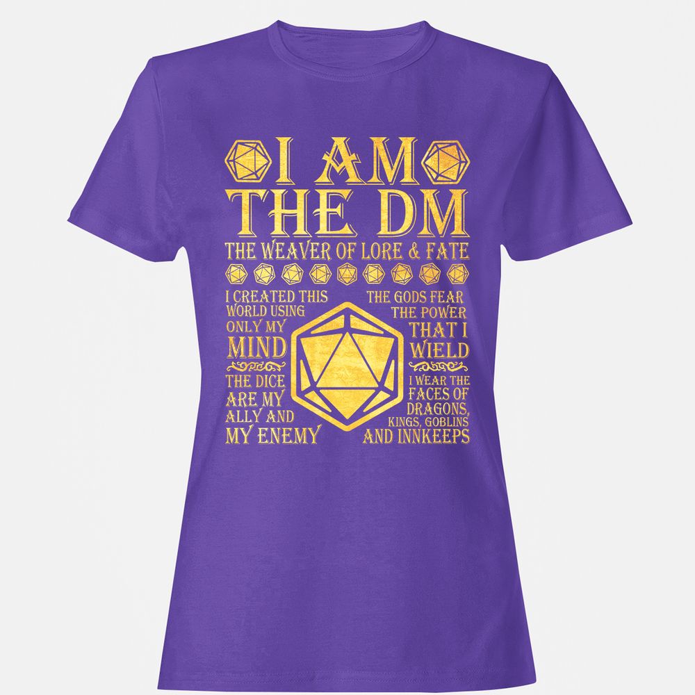I Am The DM Women's T-Shirt - Purple - 12