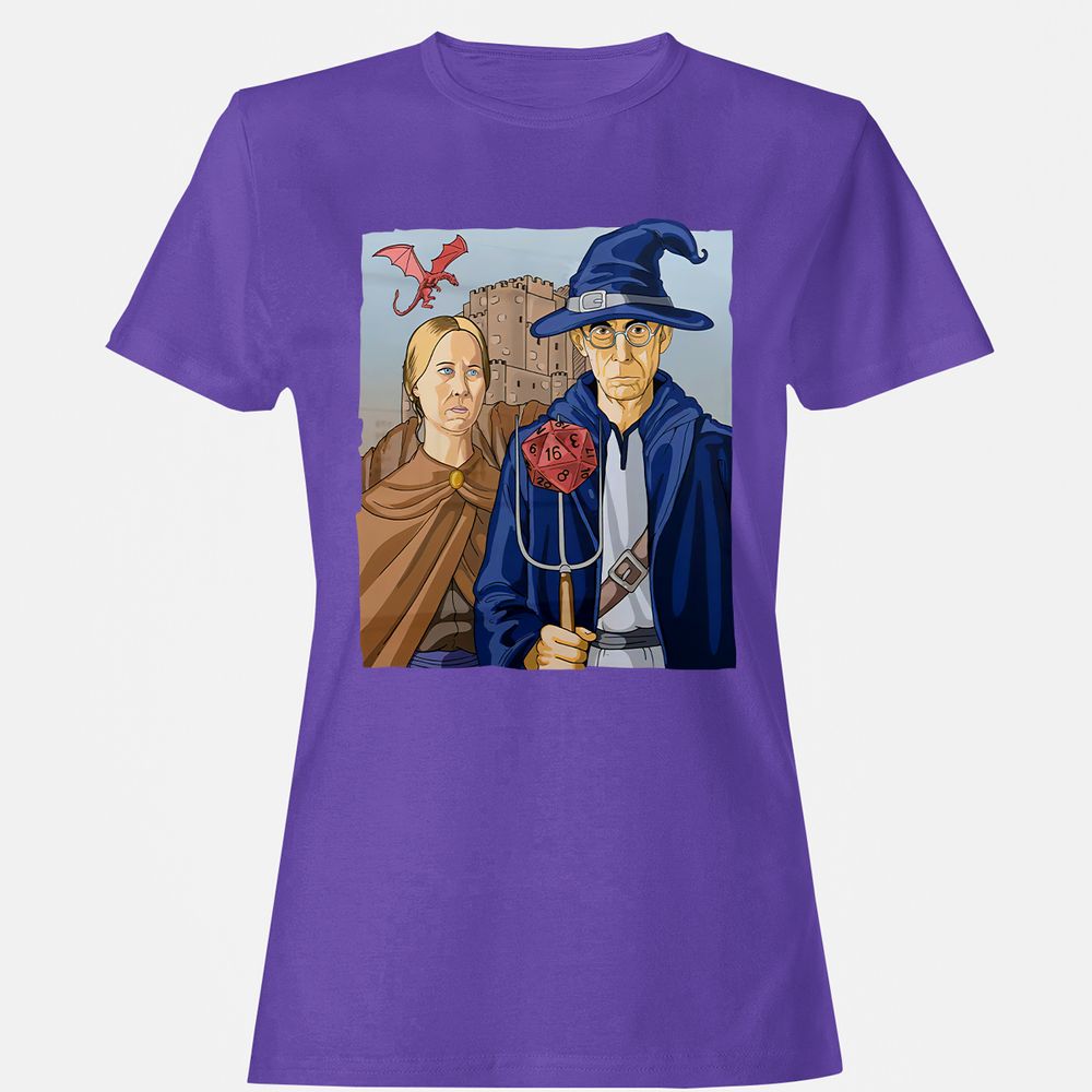 DnD Gothic Women's T-Shirt - Purple - 12