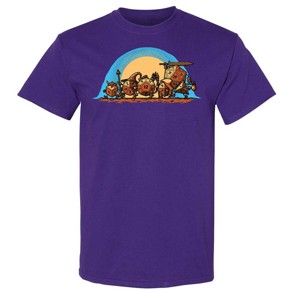 The Fellowship Of The Dice Classic Unisex T-Shirt - Purple - 12