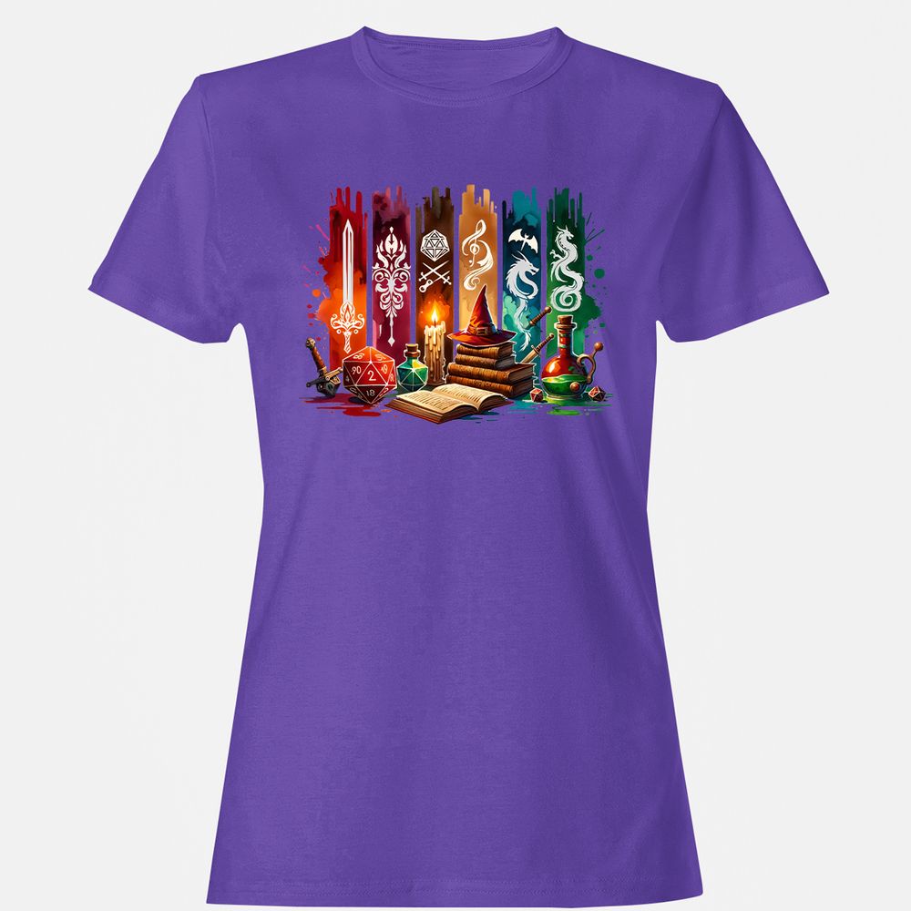 DnD Classes Women's T-Shirt - Purple - 12