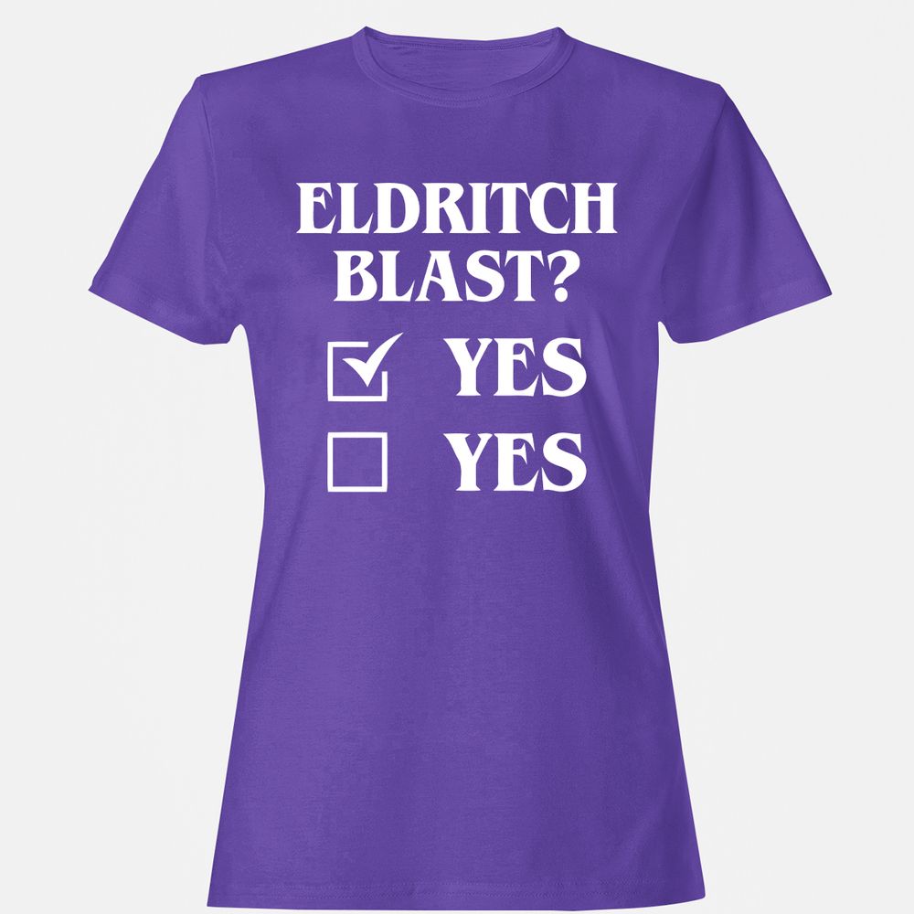 Eldritch Blast Yes Women's T-Shirt - Purple - 12