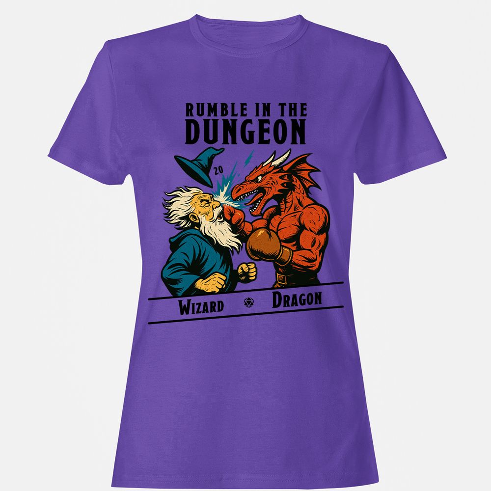 Rumble in the Dungeon Women's T-Shirt - Purple - 12