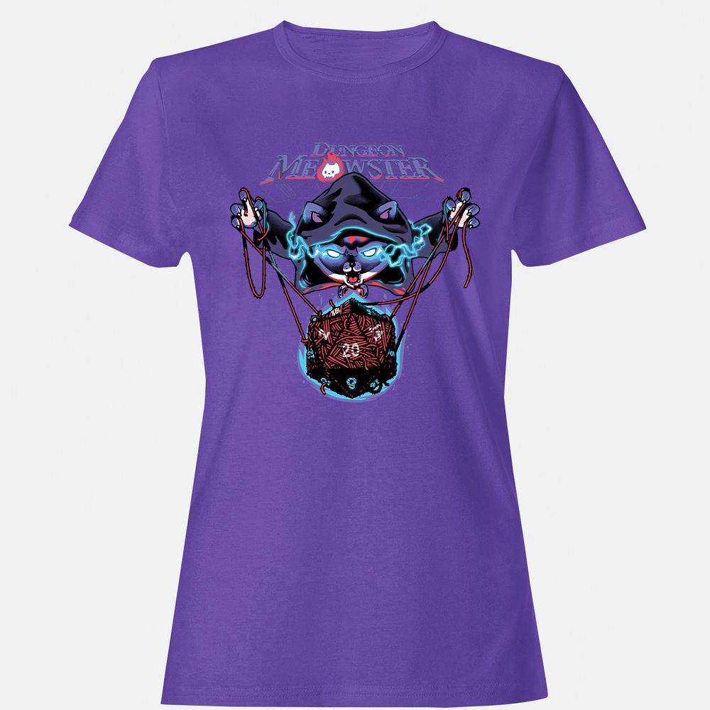 Dungeon Meowster Women's T-Shirt - Purple - 12