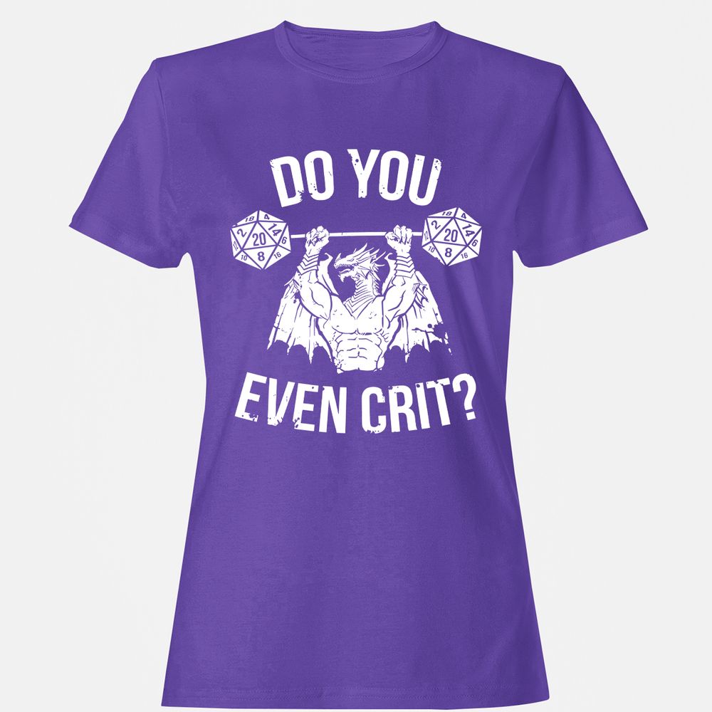 Do You Even Crit Women's T-Shirt - Purple - 12