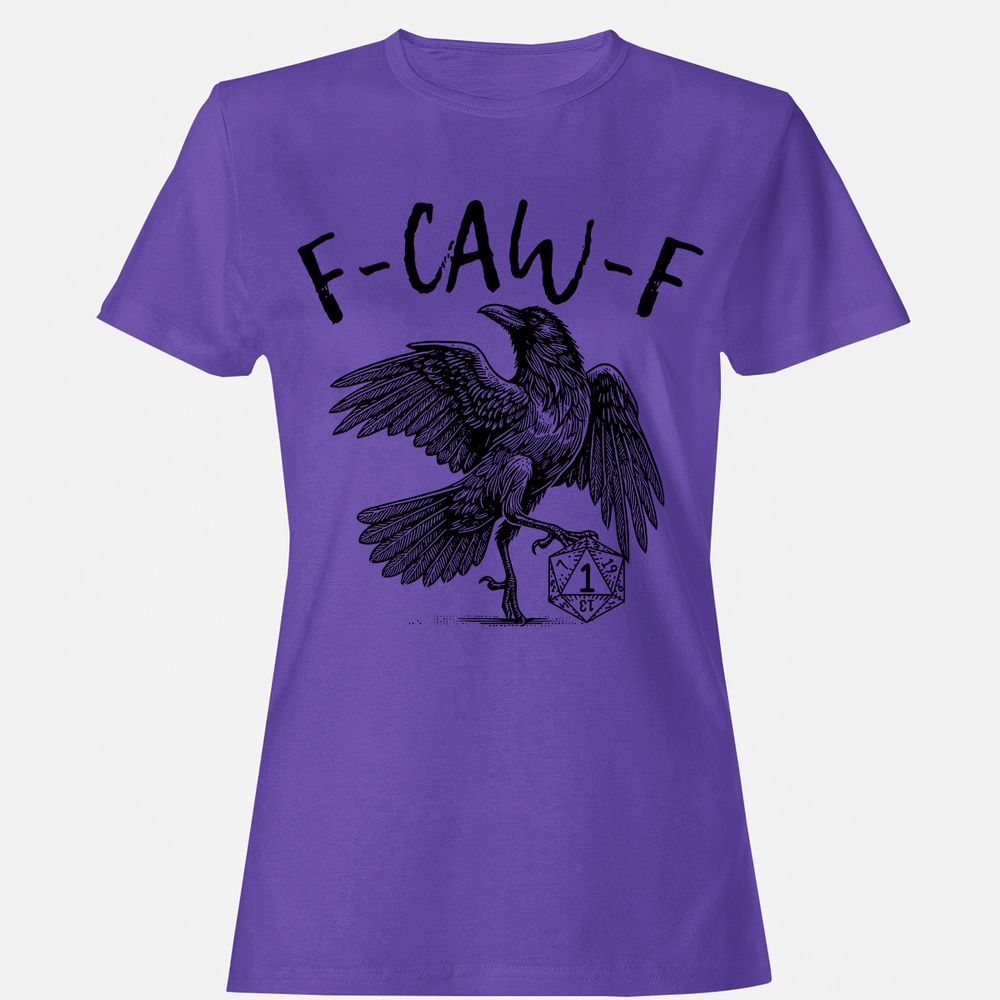 Women's T-Shirt - White - Purple - 12
