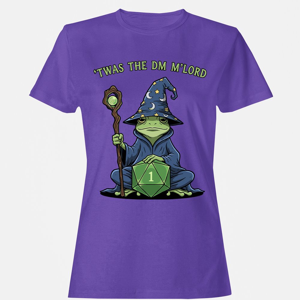 Twas the DM M’lord Women's T-Shirt - Purple - 12