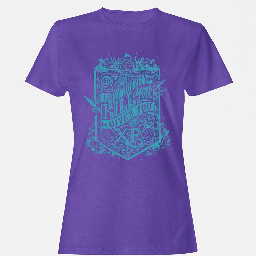 What Doesn't Kill You Gives You XP Women's T-Shirt - Purple - 12