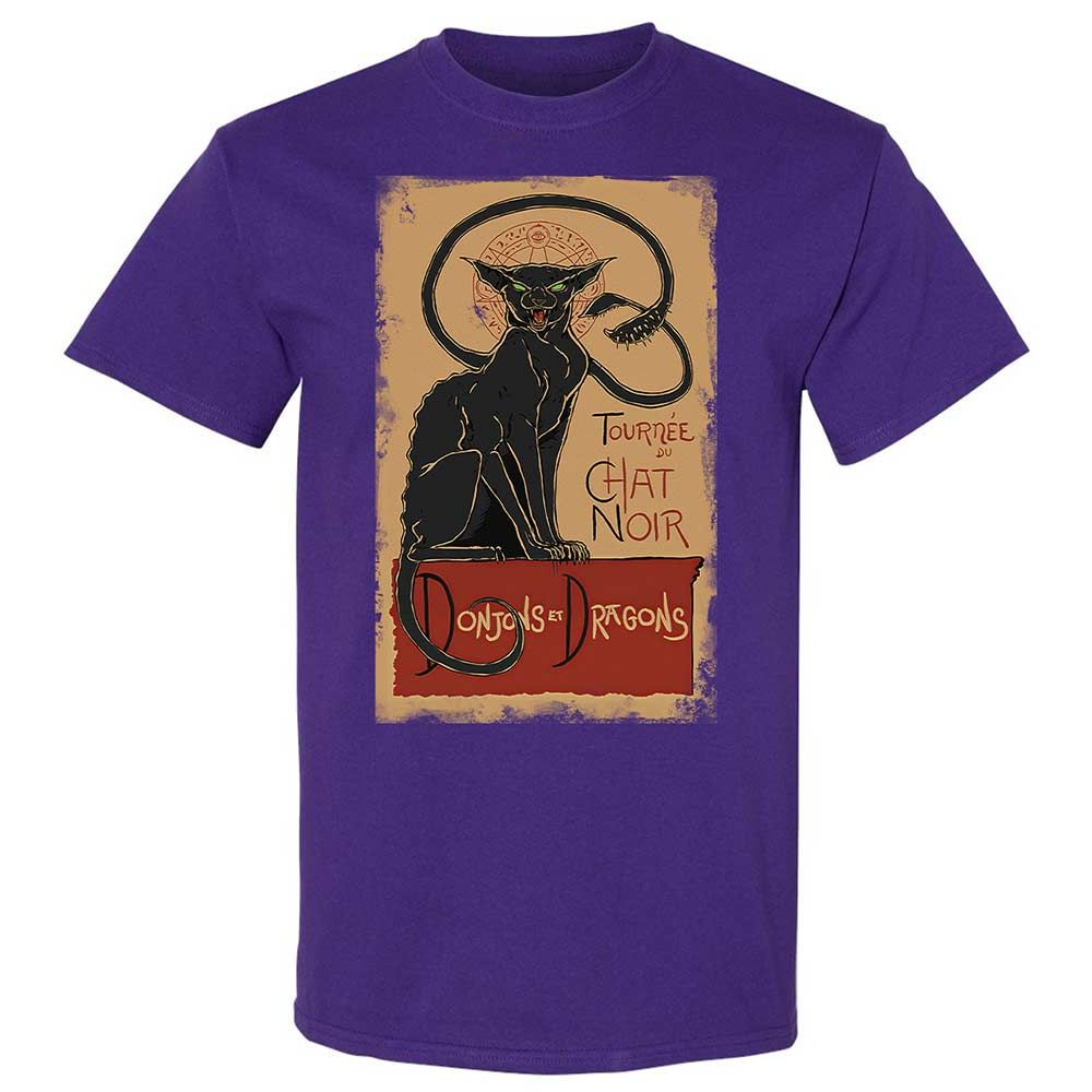 Tournee Du Chat Noir Classic Unisex T-Shirt - Purple - 12