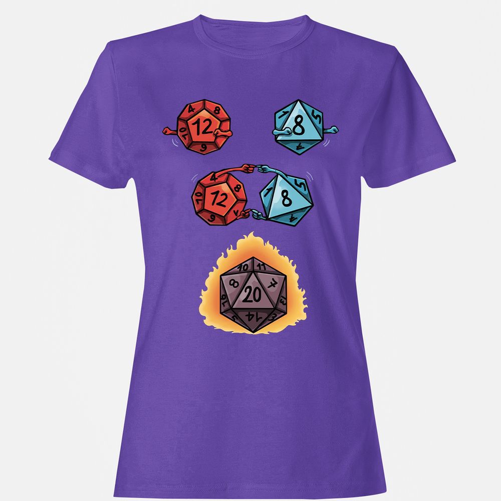 Dice Fusion RPG Women's T-Shirt - Purple - 12
