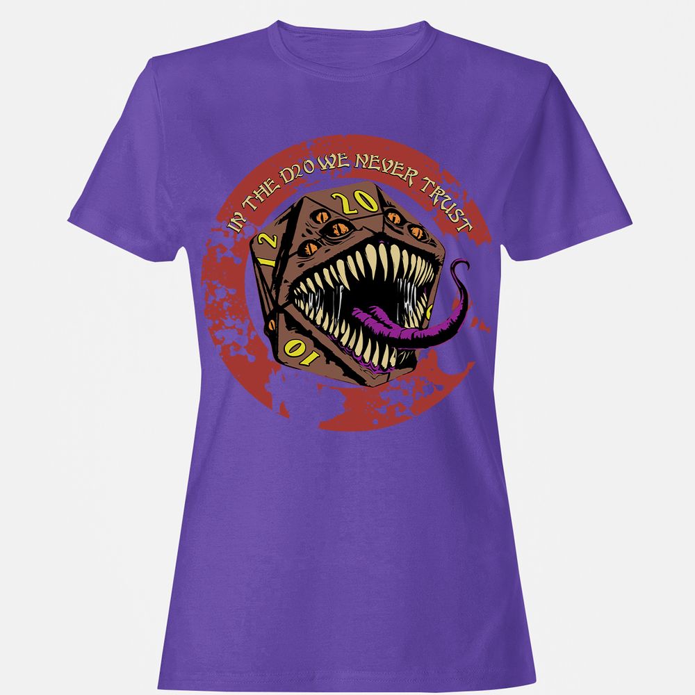 In The D20 We Never Trust Women's T-Shirt - Purple - 12