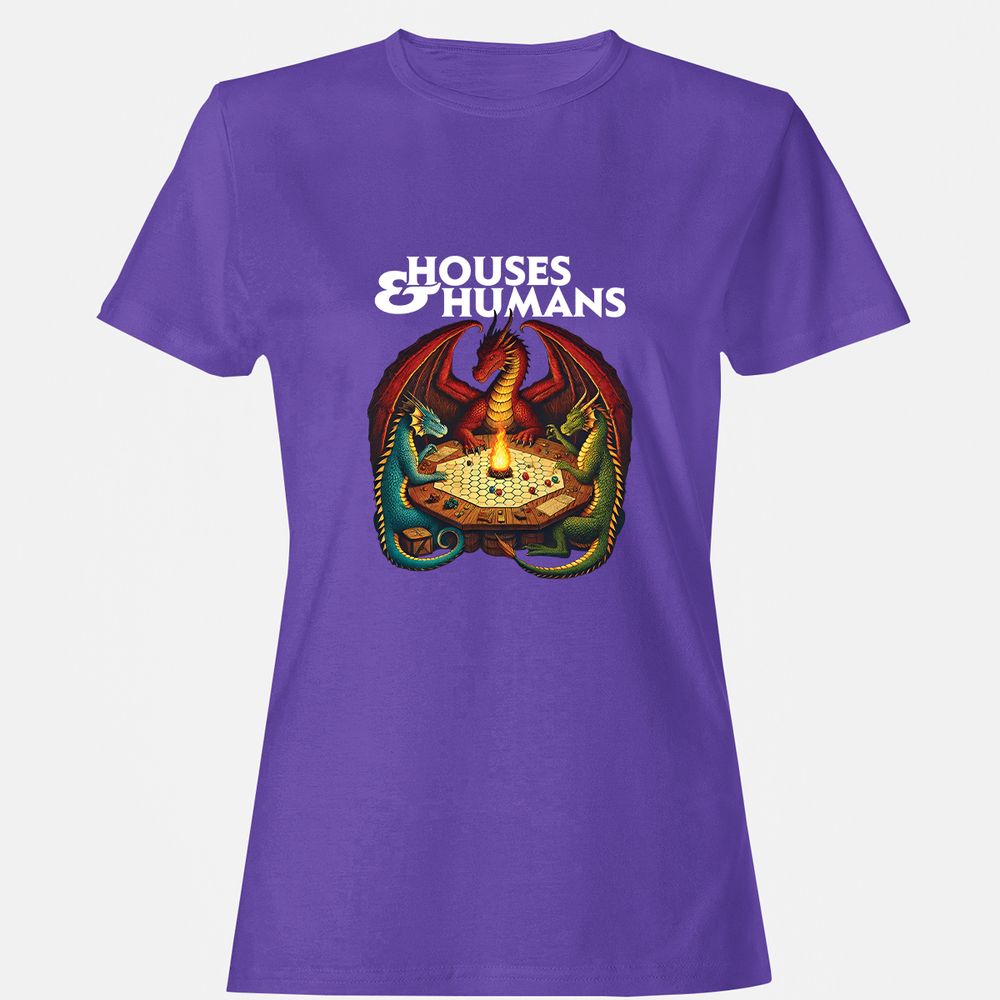 Houses & Humans Women's T-Shirt - Purple - 12