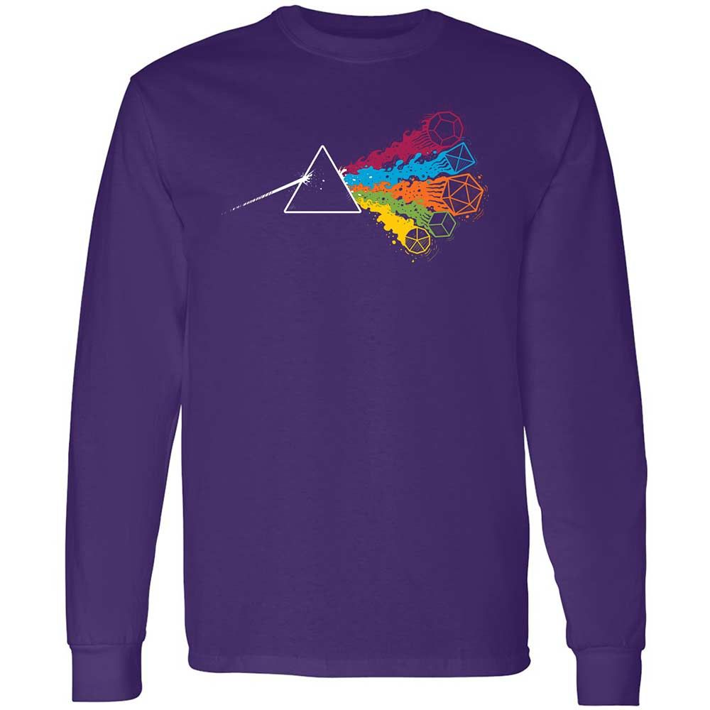 Dark Side Of The Dices Long Sleeve T-Shirt - Purple - 12