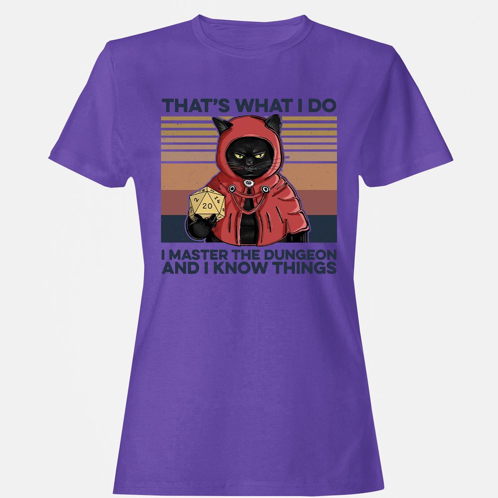 I Master The Dungeons Women's T-Shirt - Purple - 12