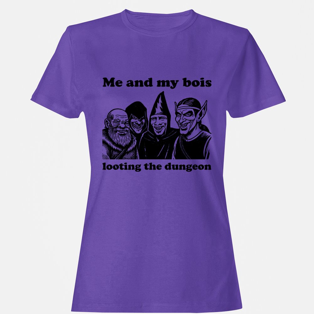 Me and my bois looting the dungeon Women's T-Shirt - Purple - 12