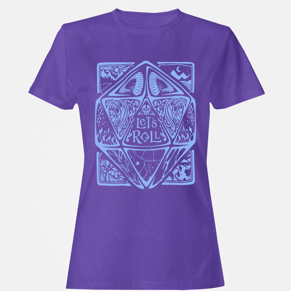 Let's Roll Women's T-Shirt - Purple - 12