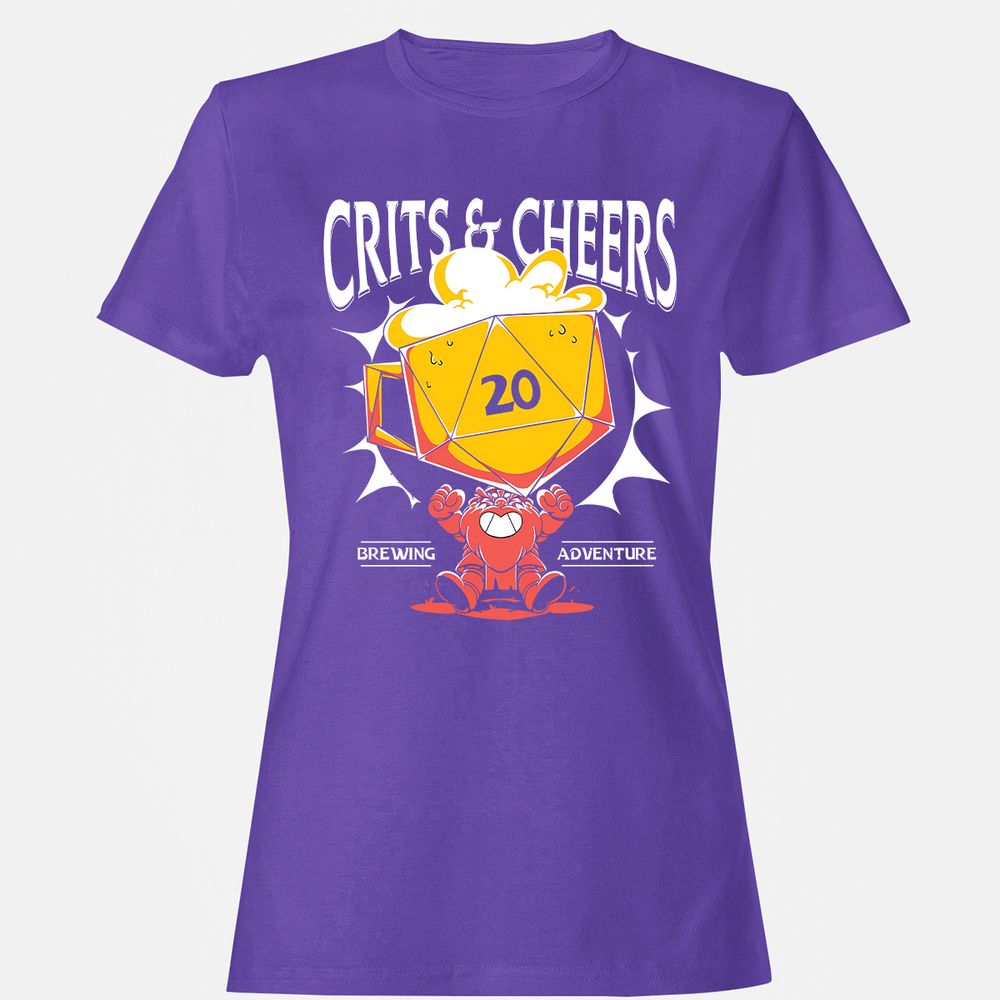 Crits & Cheers Women's T-Shirt - Purple - 12