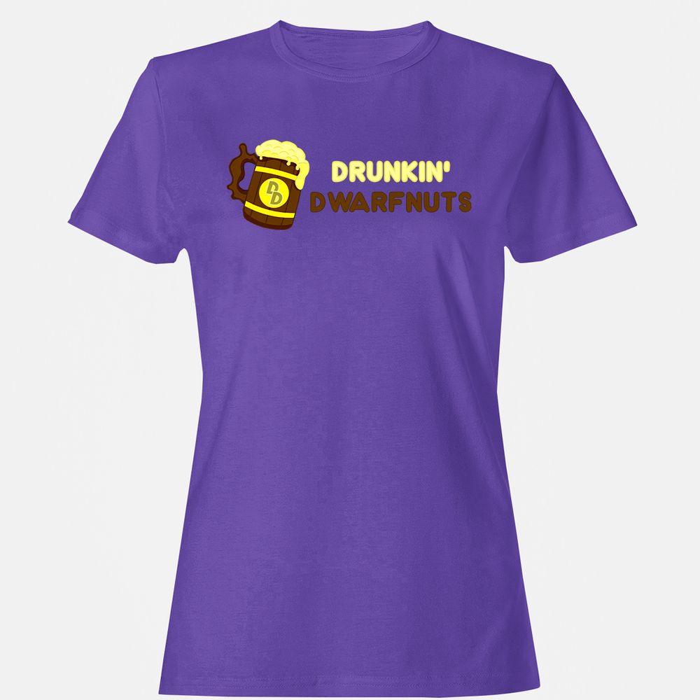 Drunkin' Dwartnuts Women's T-Shirt - Purple - 12