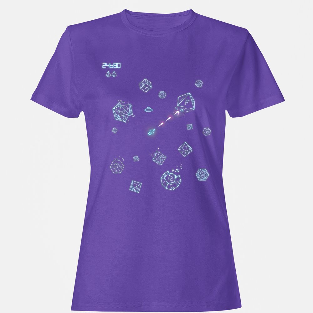 The Dices Game Women's T-Shirt - Purple - 12