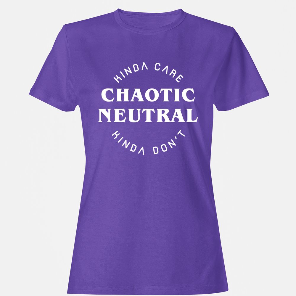Chaotic Neutral Women's T-Shirt - Purple - 12