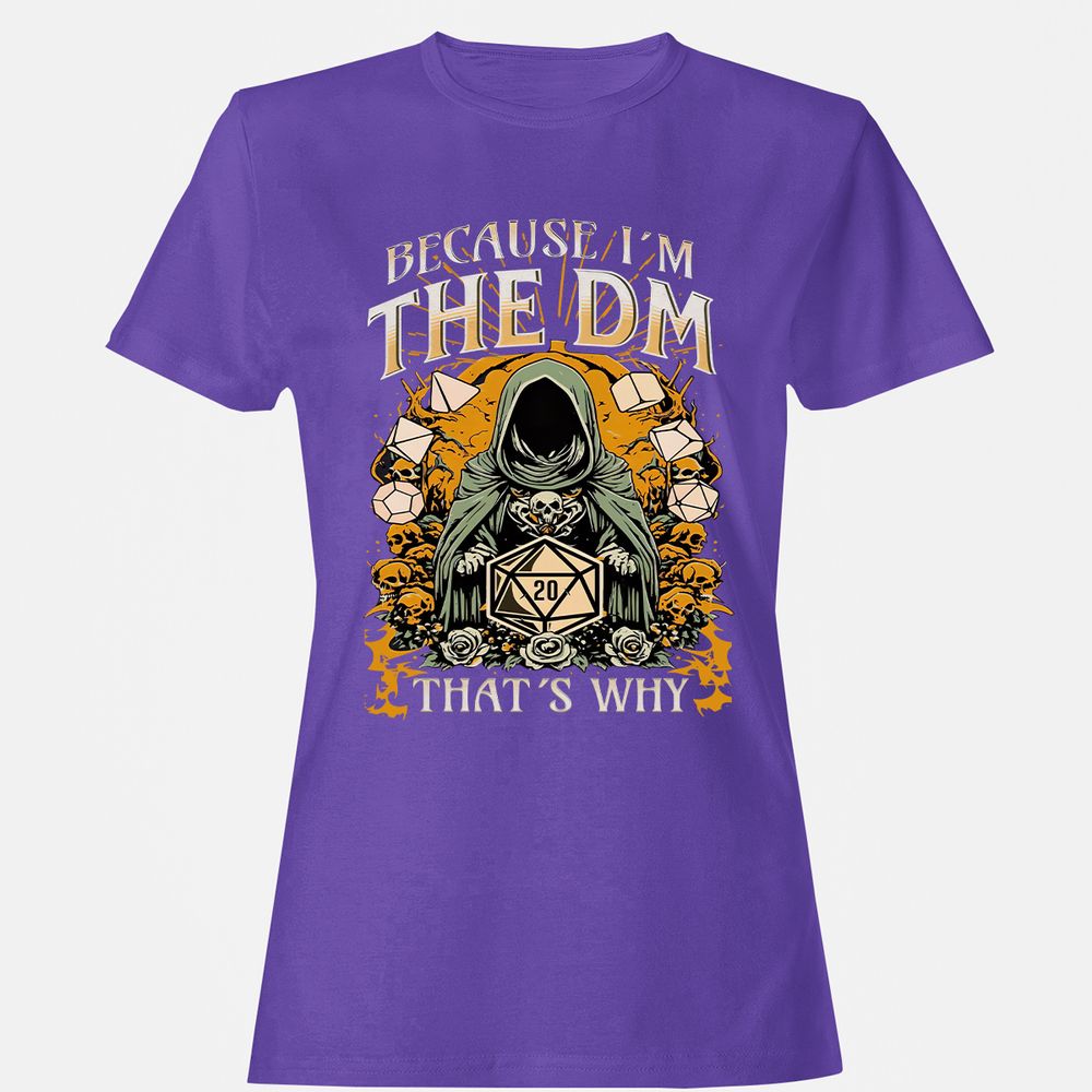 Because I'm DM That's Why Women's T-Shirt - Purple - 12