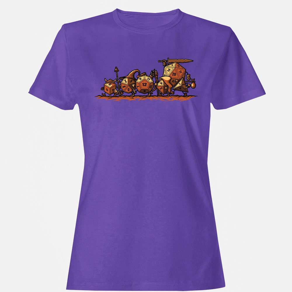 Fellowship Of The Dices Women's T-Shirt - Purple - 12