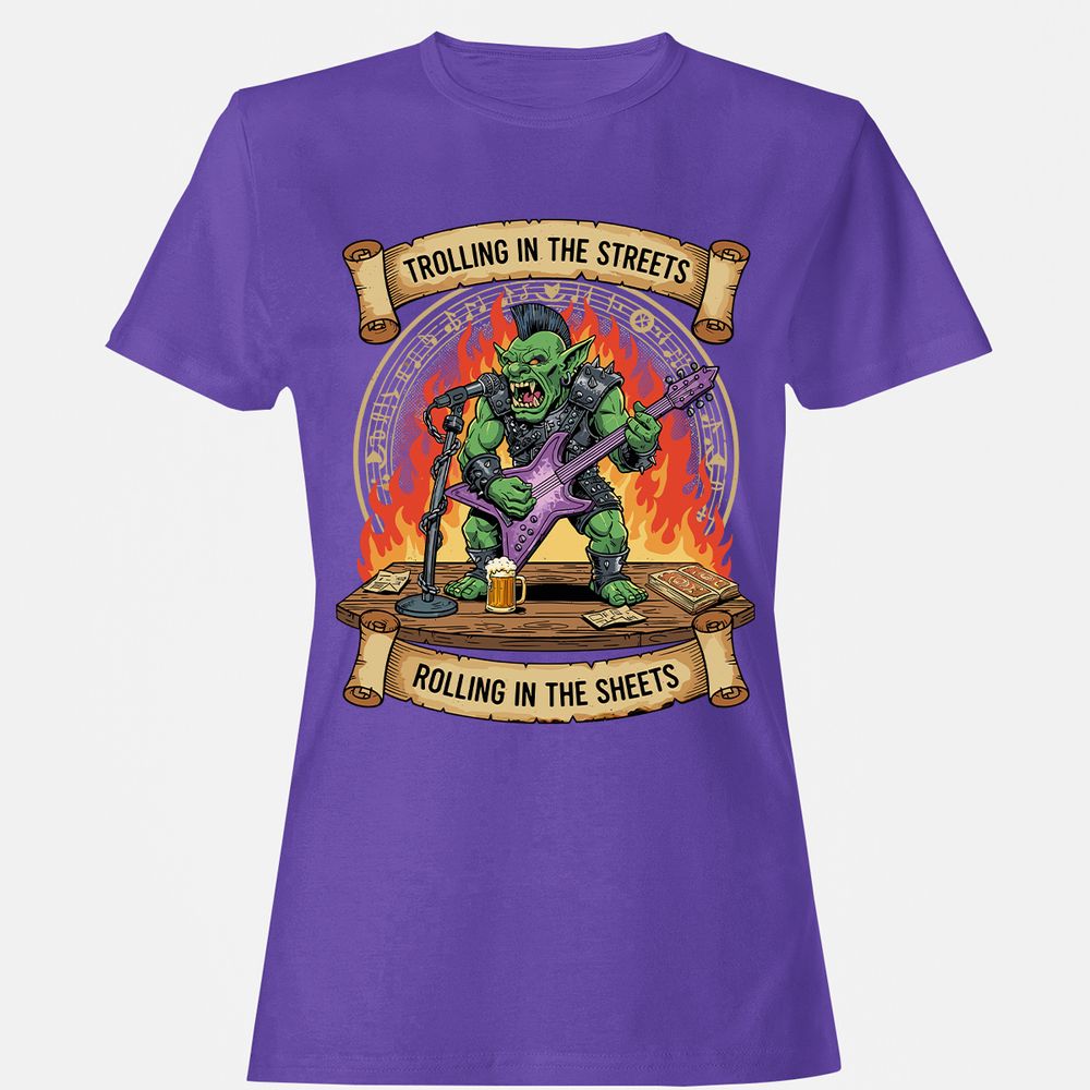Trolling in the Streets Women's T-Shirt - Purple - 12