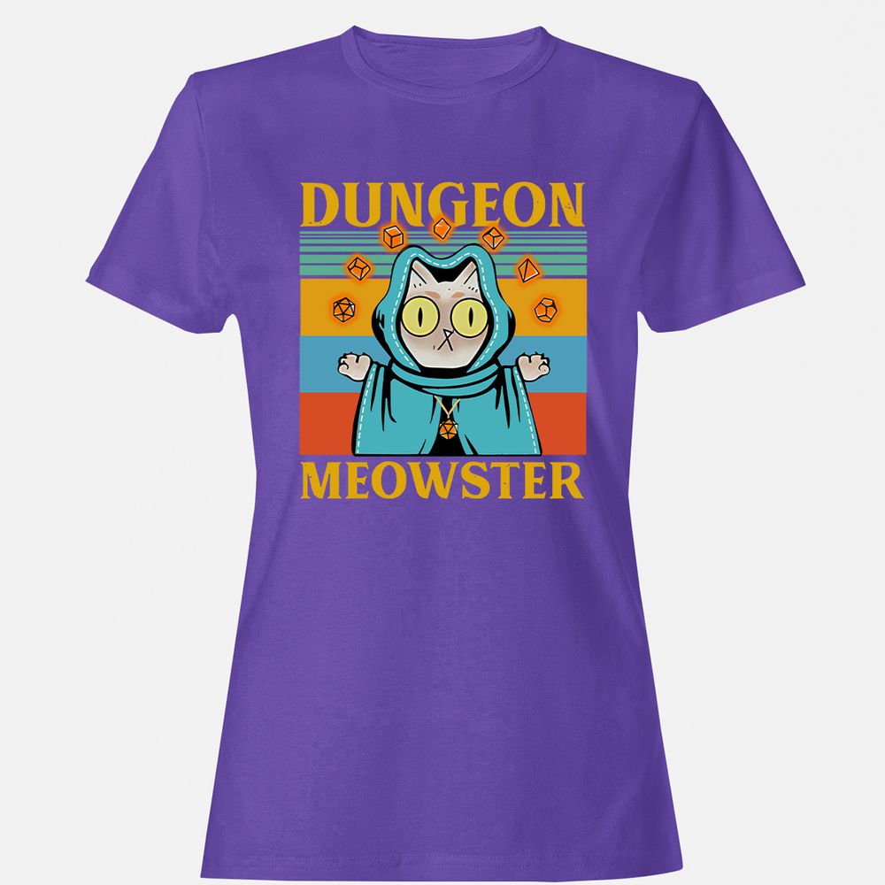 Dungeon Meowster Women's T-Shirt - Purple - 12
