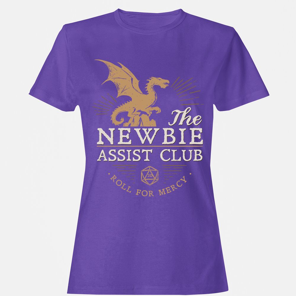 The Newbie Assist Club Women's T-Shirt - Purple - 12