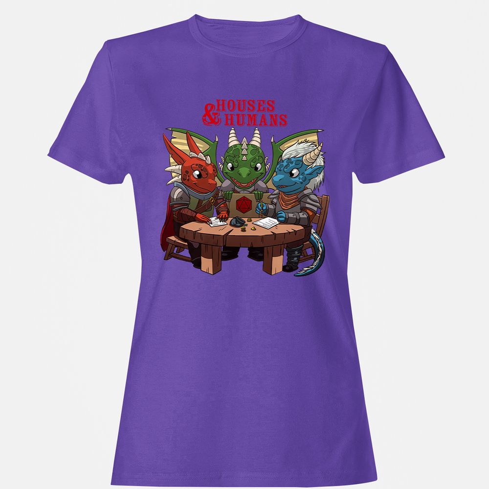 Houses & Humans Women's T-Shirt - Purple - 12