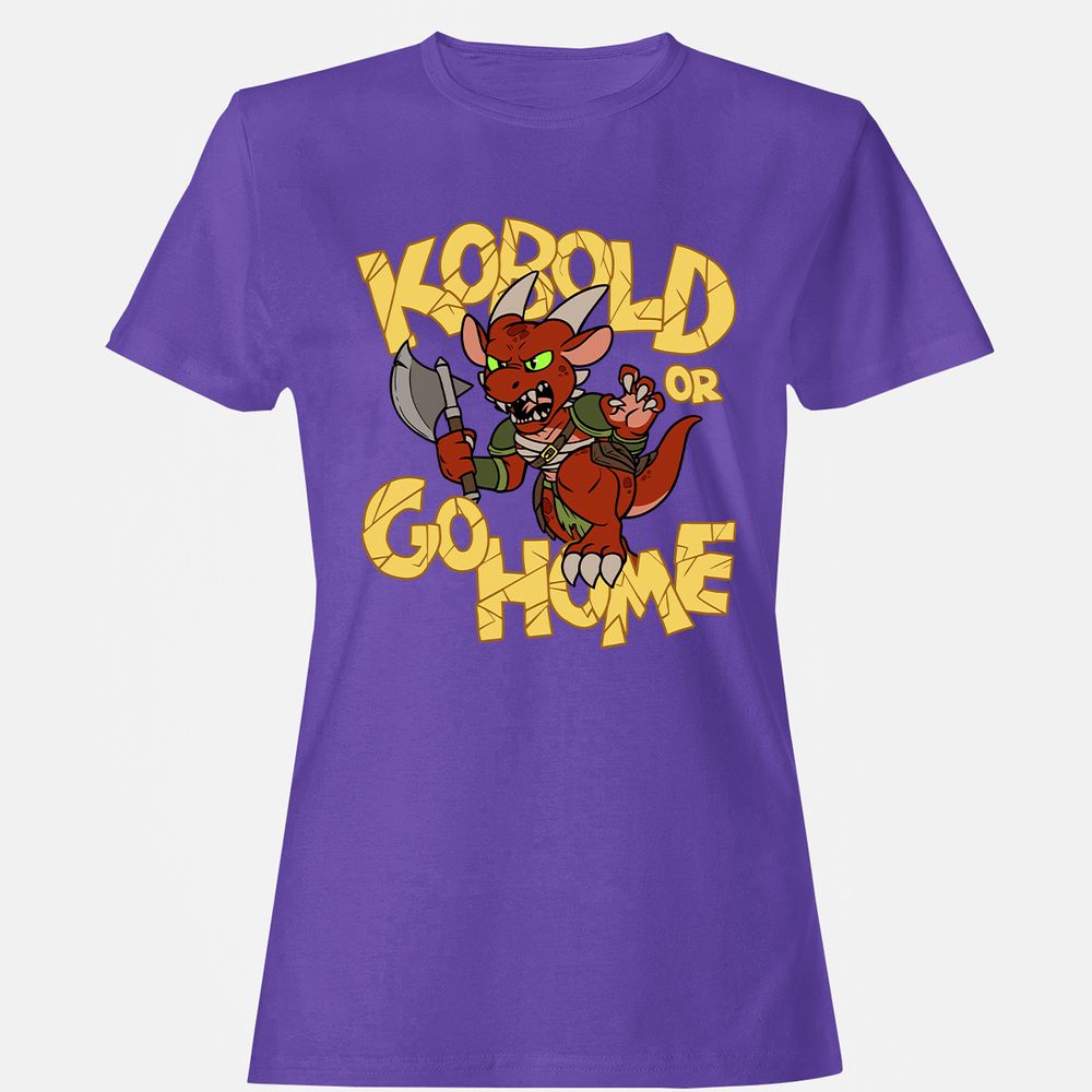 Kobold Or Go Home Women's T-Shirt - Purple - 12