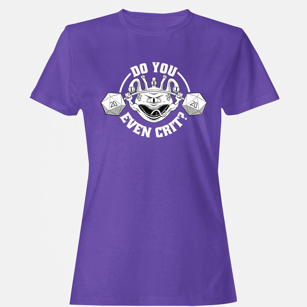 Do You Even Crit Women's T-Shirt - Purple - 12