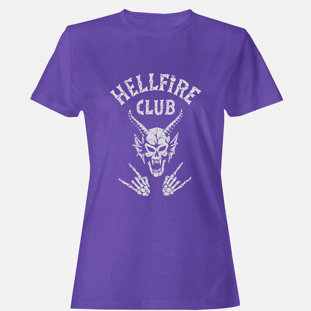 Hellfire Club Women's T-Shirt - Purple - 12
