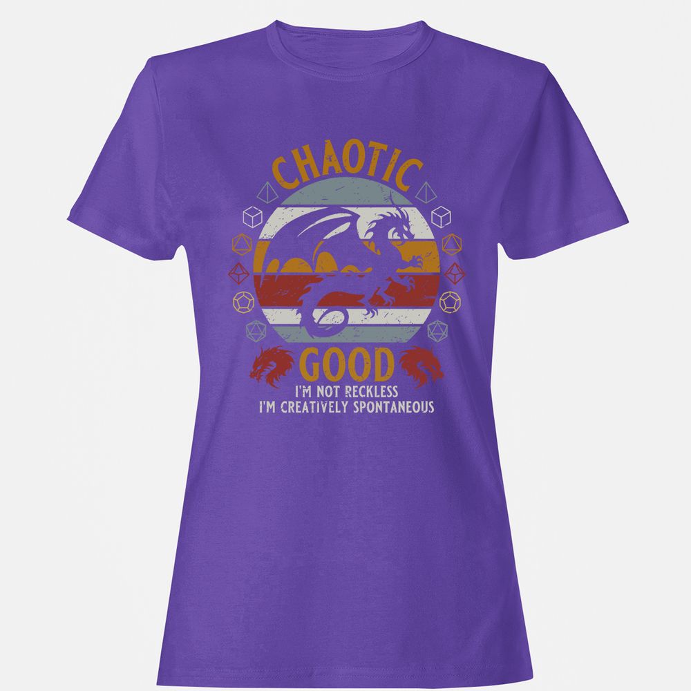 Chaotic Good Women's T-Shirt - Purple - 12