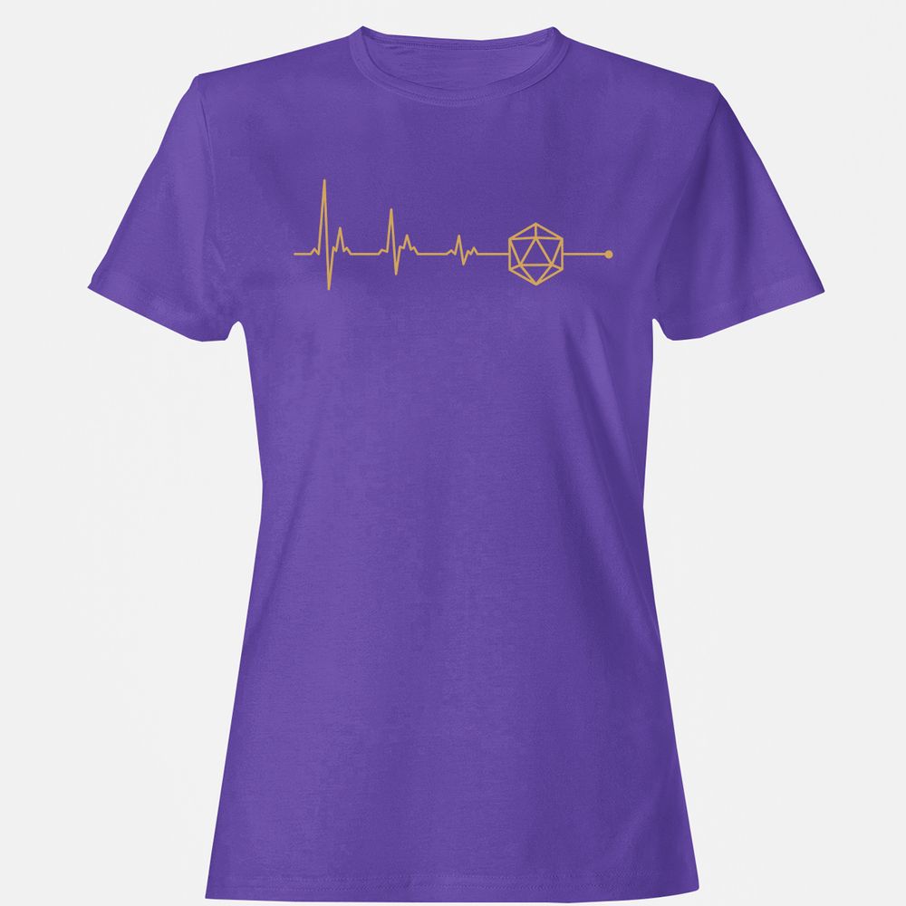 D20 Dice Is My Life Women's T-Shirt - Purple - 12