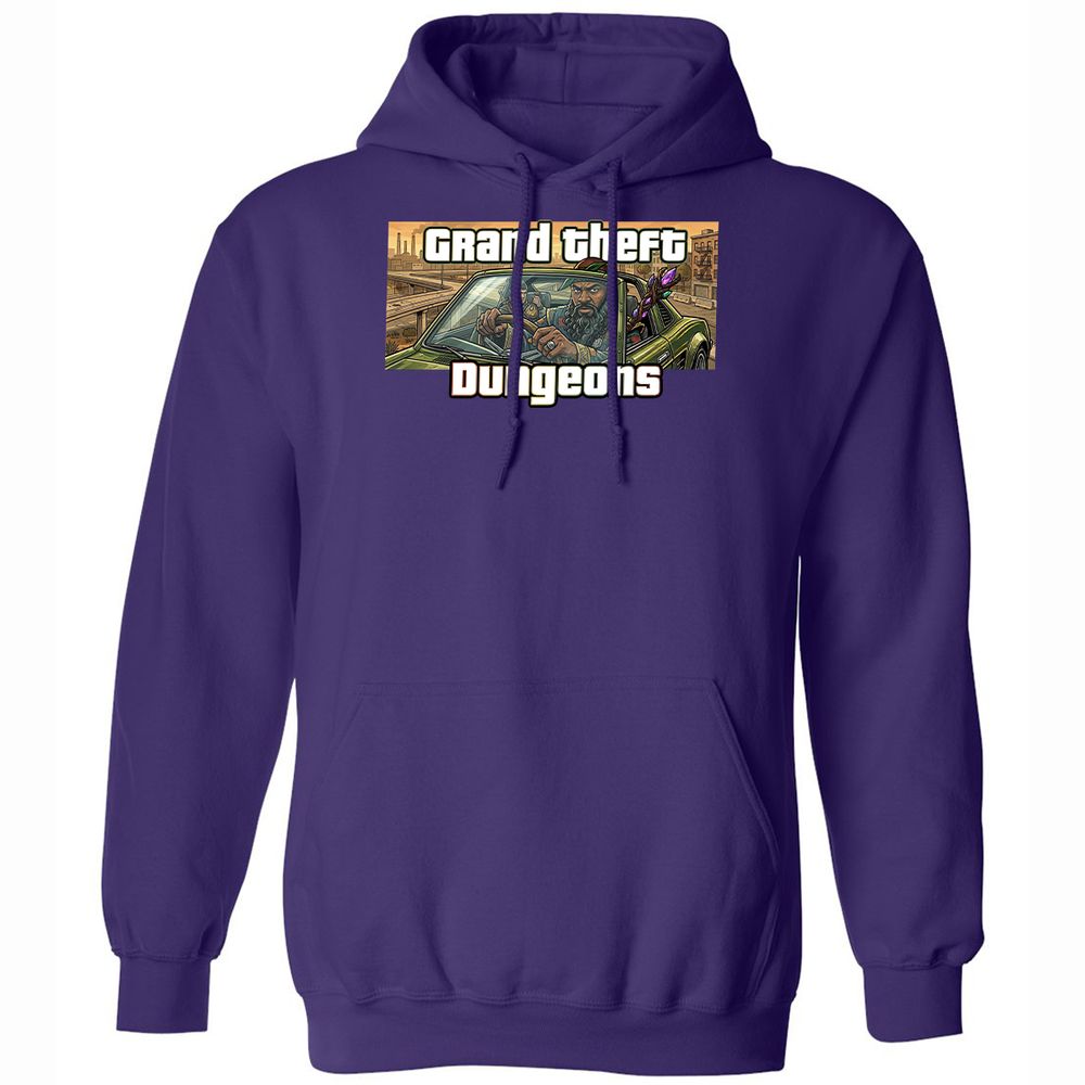 Grand Theft Dungeons Classic Unisex Hoodie - Purple - 12