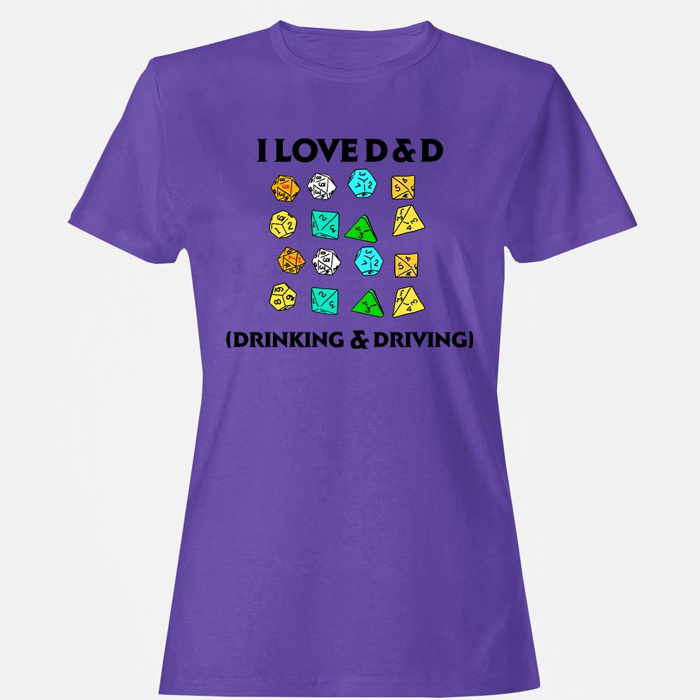 Drinking & Driving Women's T-Shirt - Purple - 12