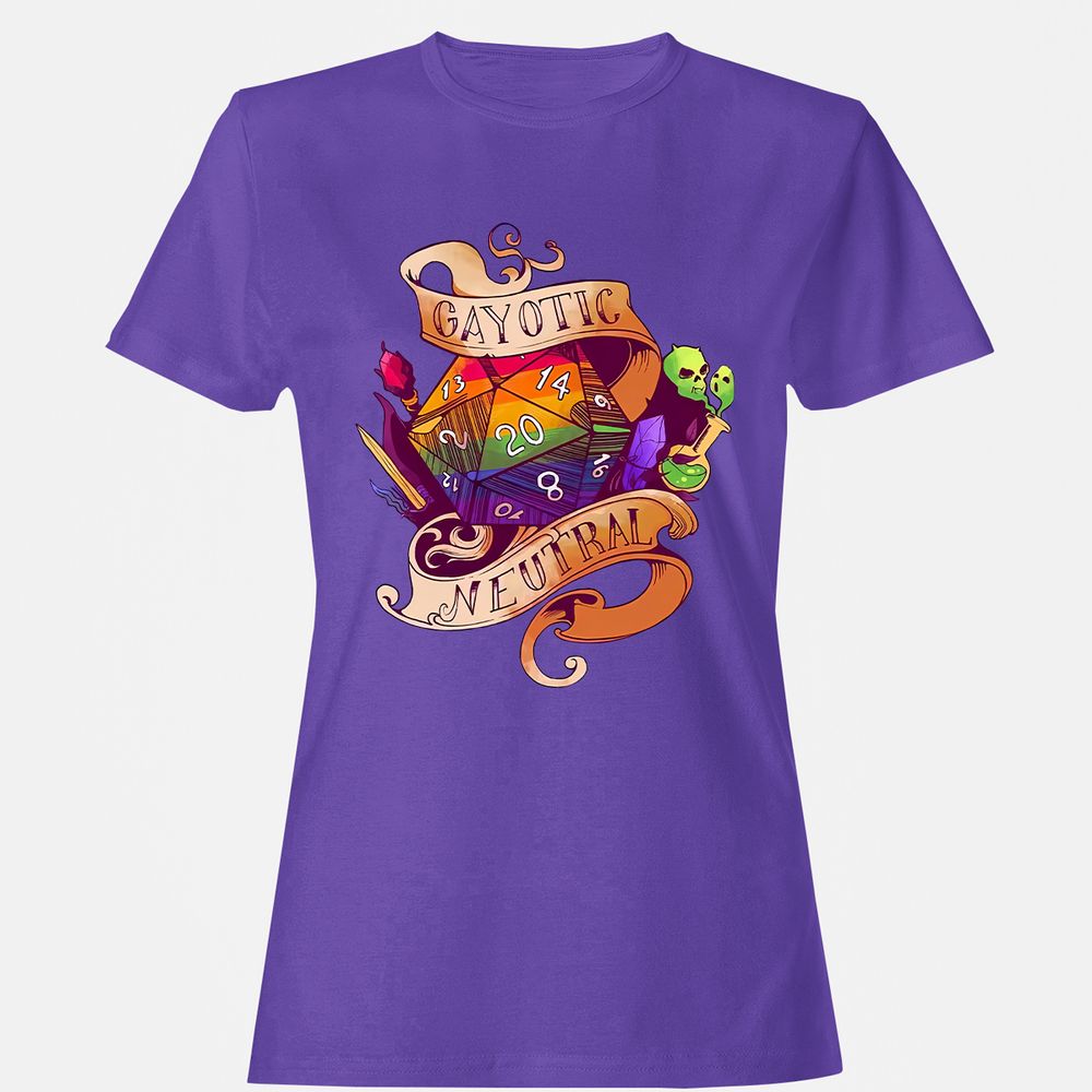 Gayotic Neutral Women's T-Shirt - Purple - 12