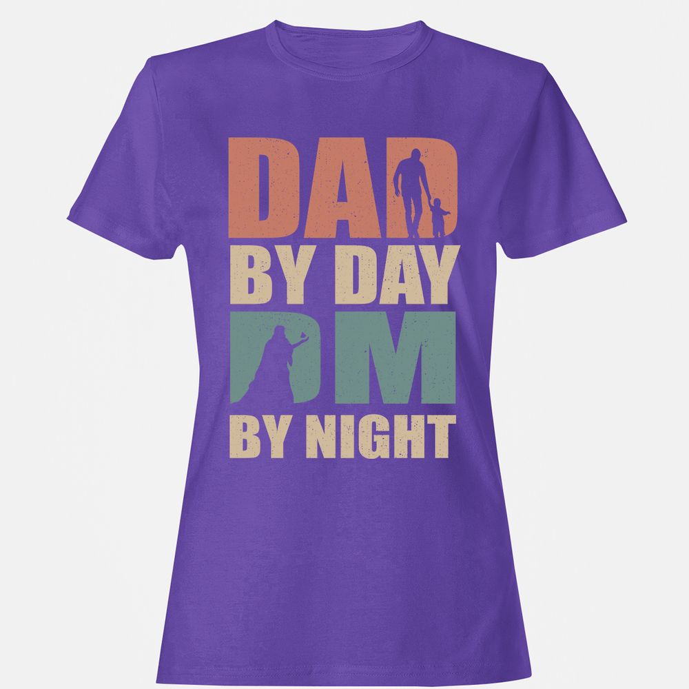 Dad By Day DM By Night - Purple - 12