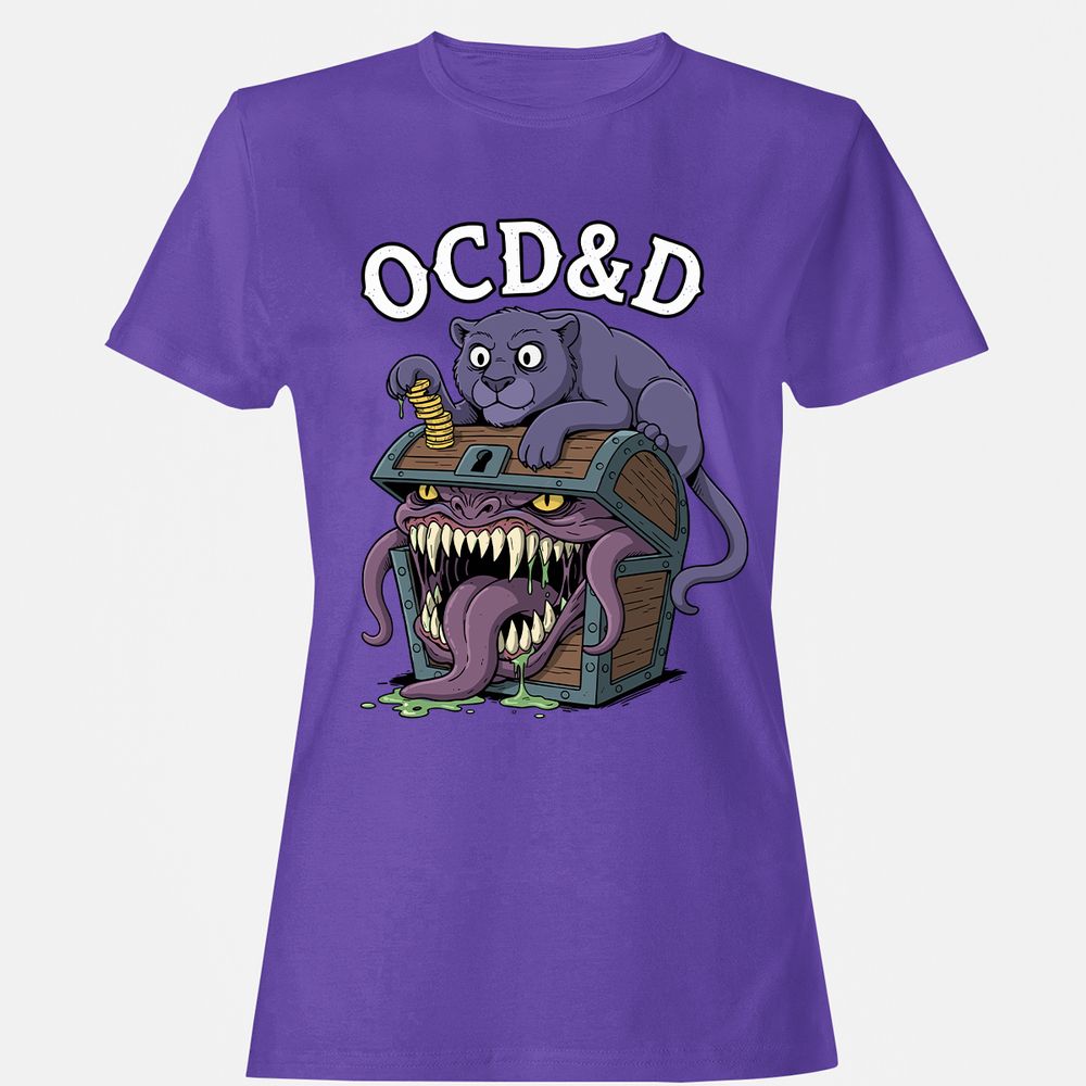 OCD&D Women's T-Shirt - Purple - 12
