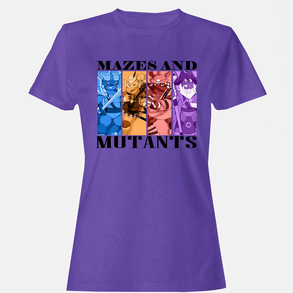 Mazes & Mutants Women's T-Shirt - Purple - 12