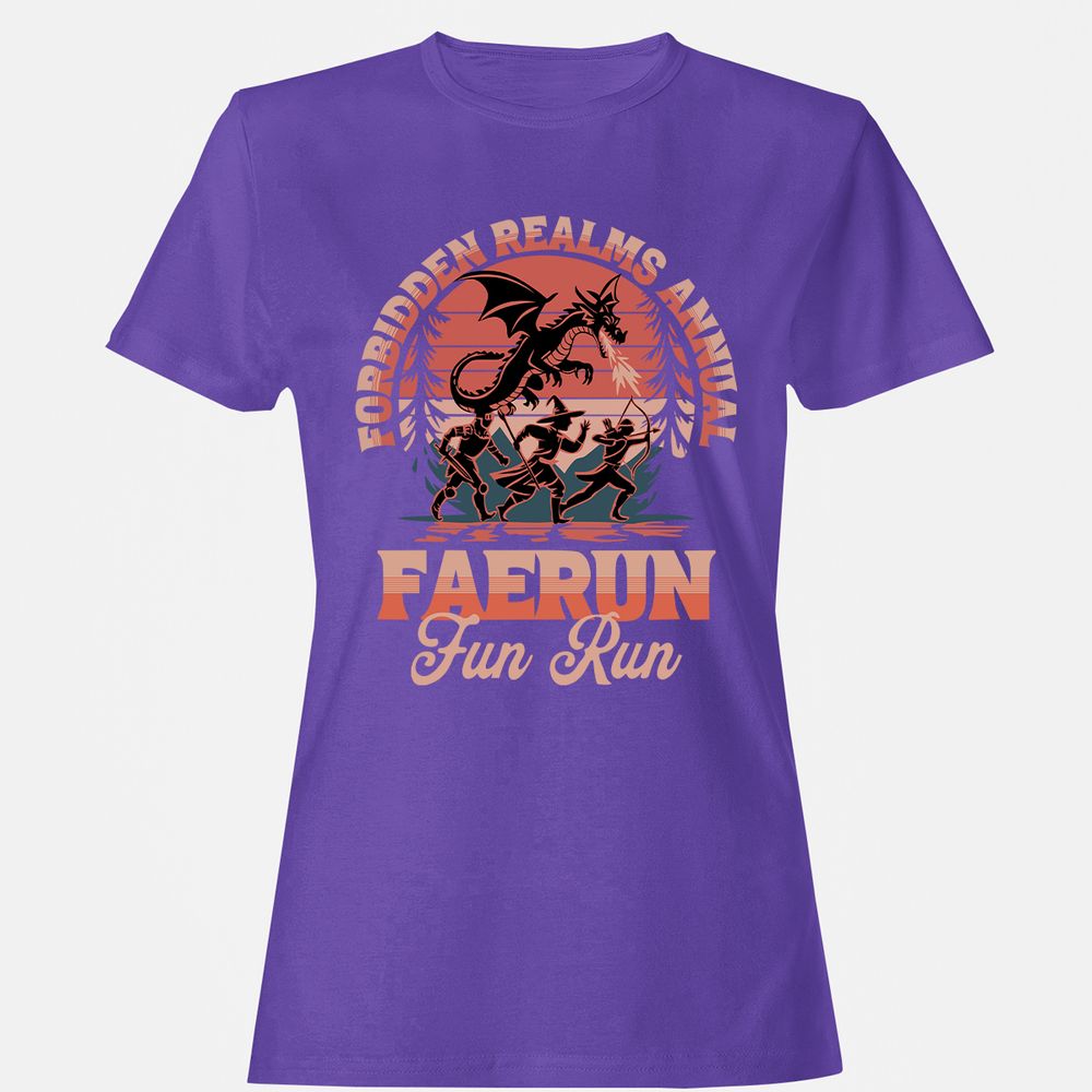 Faerun Fun Run Women's T-Shirt - Purple - 12