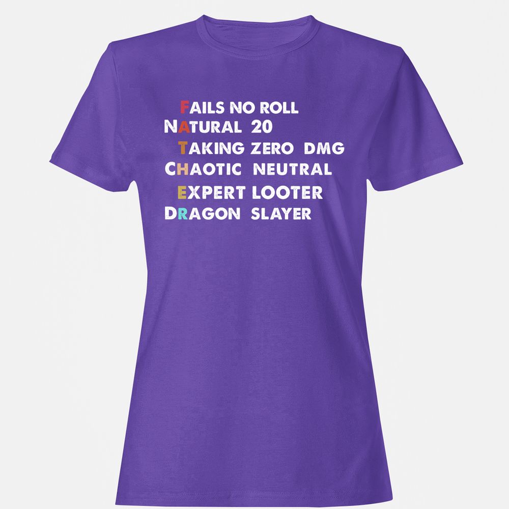 Father D&D Women's T-Shirt - Purple - 12