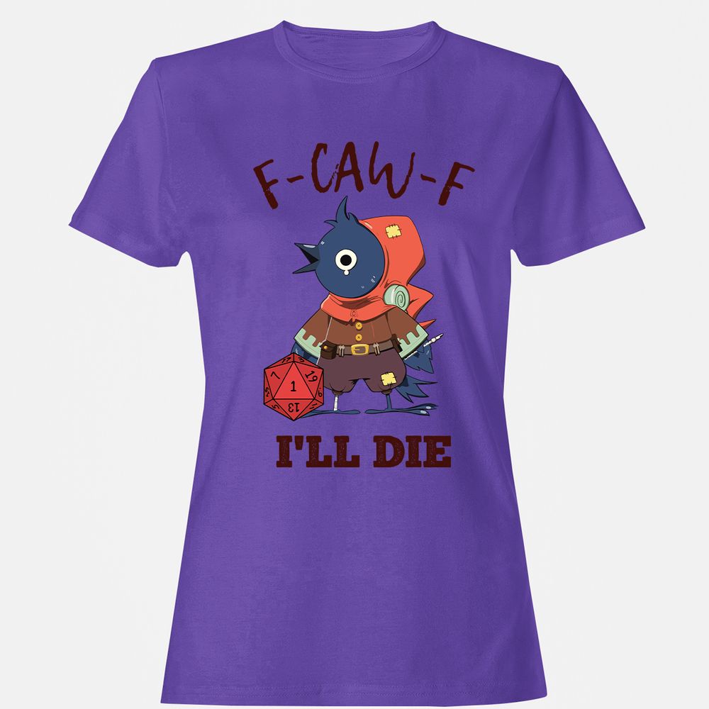 Women's T-Shirt - White - Purple - 12