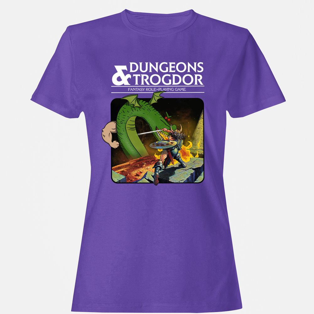 Trogdor Women's T-Shirt - Purple - 12