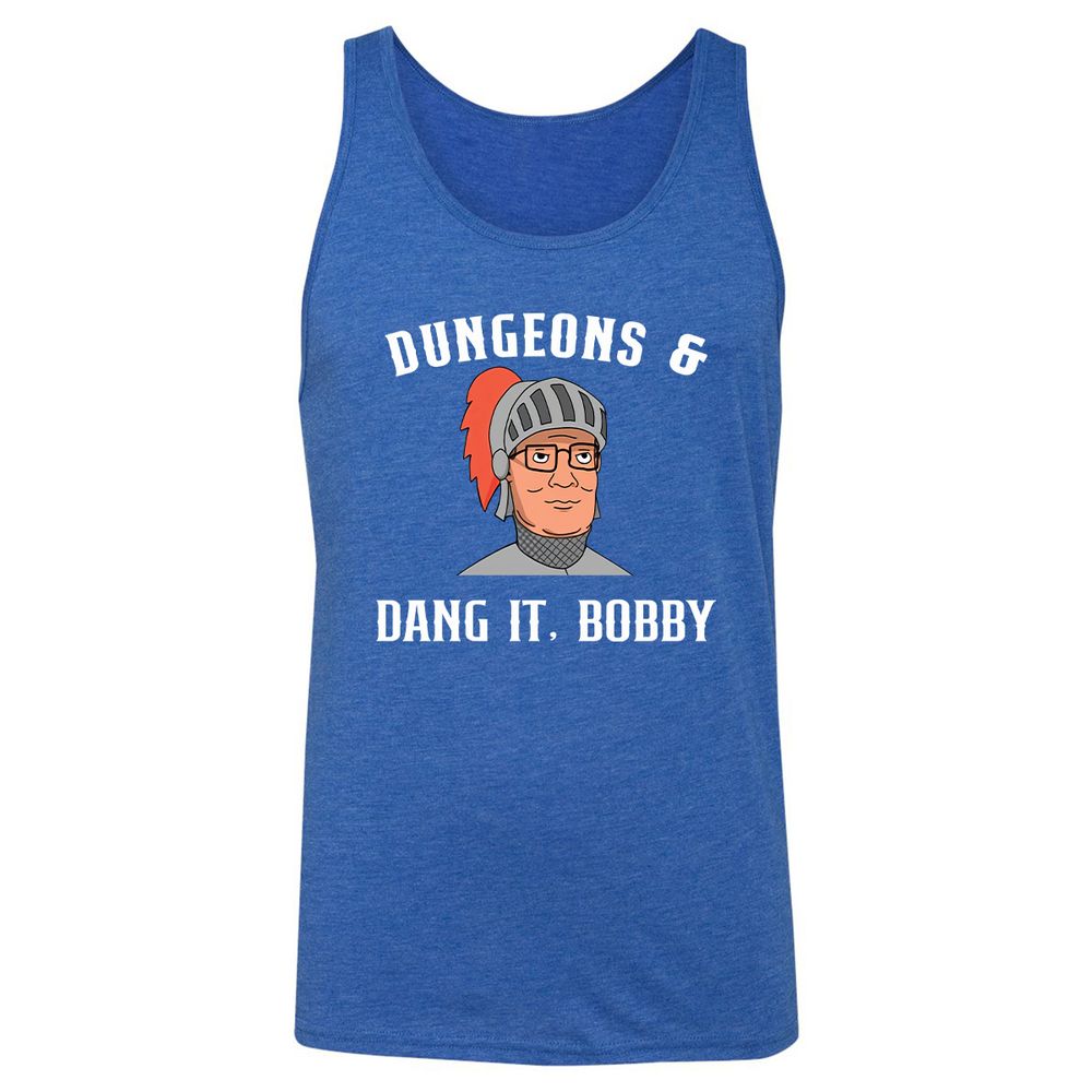 Dang It Bobby Unisex Jersey Tank - True Royal Triblend - 12