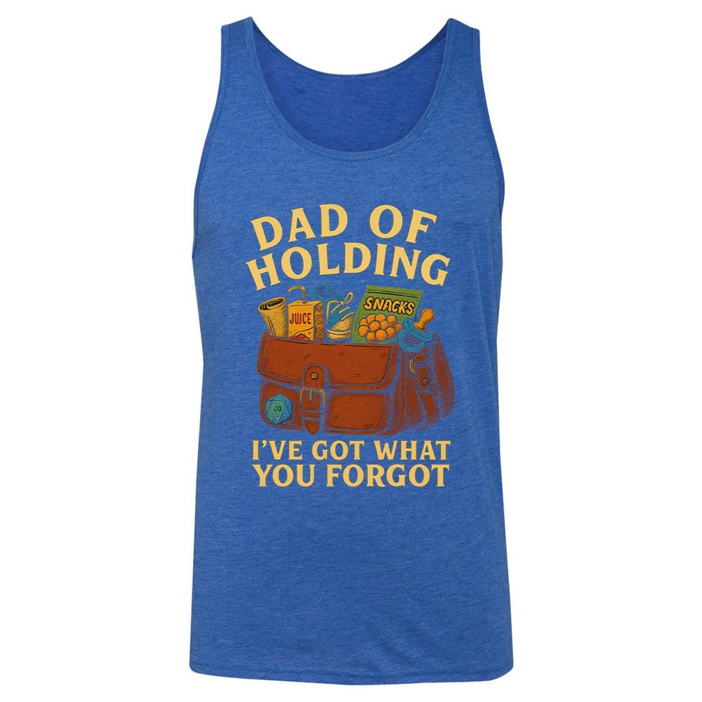 Dad Of Holding Unisex Jersey Tank - True Royal Triblend - 12