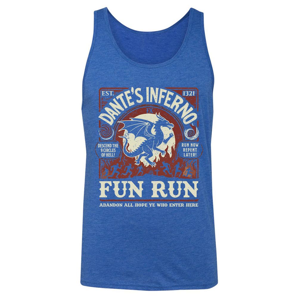 Dante’s Inferno Fun Run – Faerun Fantasy - True Royal Triblend - 12