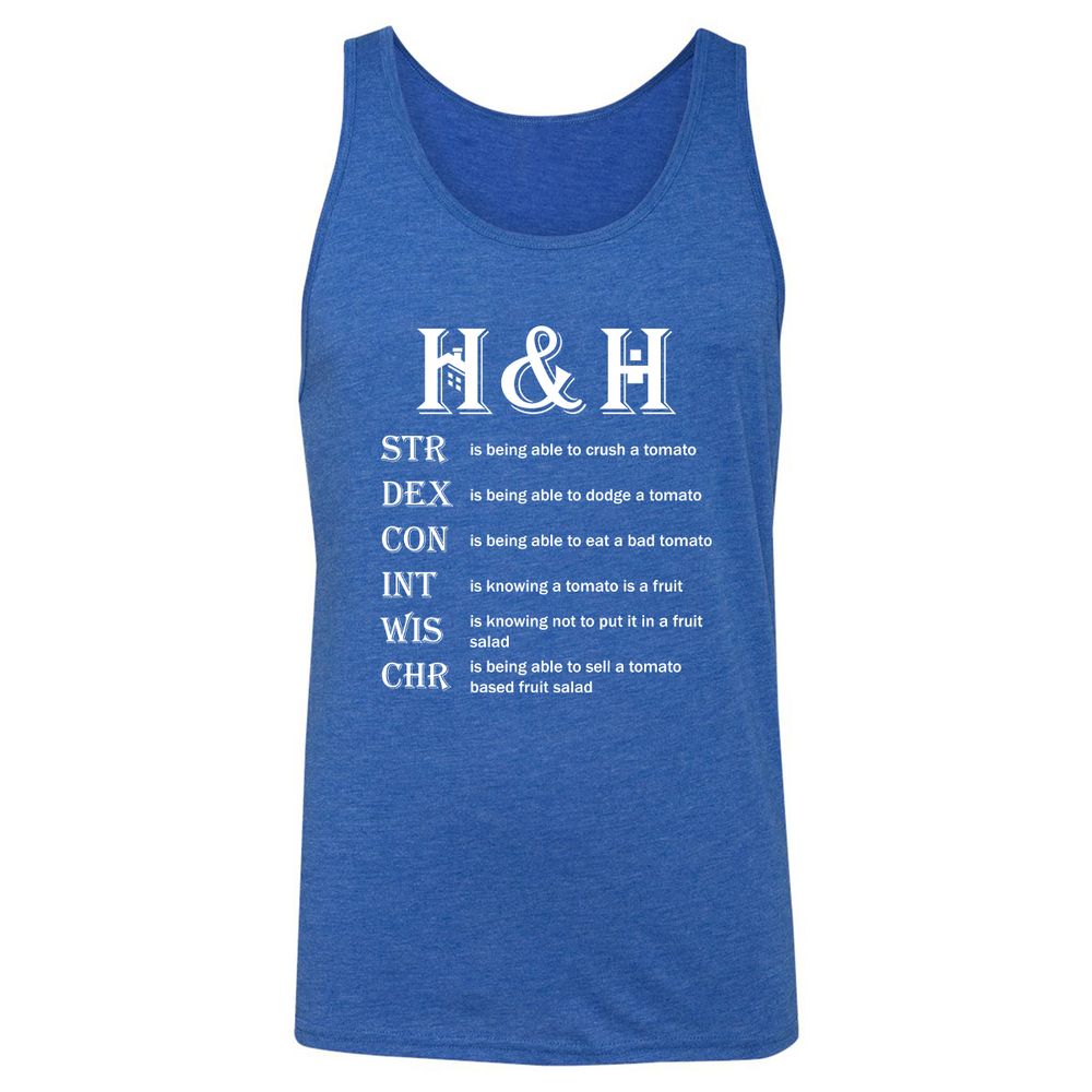 H&H - House and Humans Tomato Stat - True Royal Triblend - 12